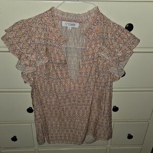 INTERMIX Women's Patterned Ruffle Blouse 💓4/$25